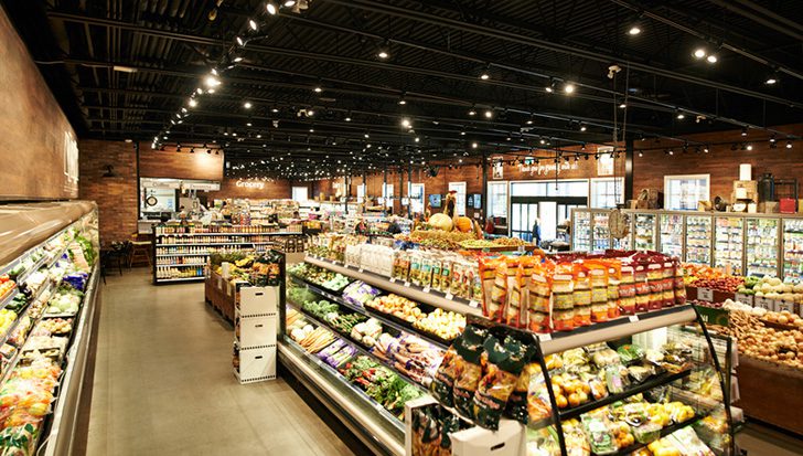 Clean and well stocked small grocery store representing an NMTC supported small business