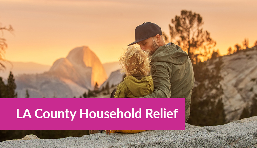 LA County Household Relief Banner